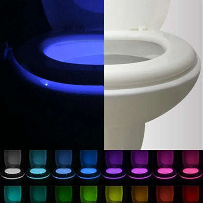 LED-Toilettenlicht mit UV-Sterilisation – 16 Farben