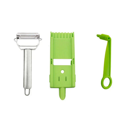 2-in-1 Profi-Schäler & Gemüseschneider