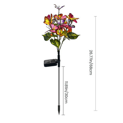 Solar-Schmetterlingslichter für den Garten