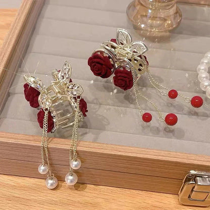 Elegante Haarspange mit Quaste