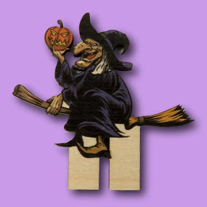 Halloween Countdown -Kalender aus Holz