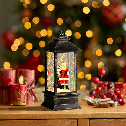 Weihnachtliche LED-Wasserlaterne – Magische Festtagsstimmung!