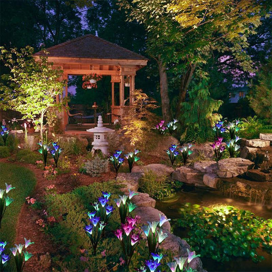 SolarLilien – Romantische Leuchtblüten für deinen Garten
