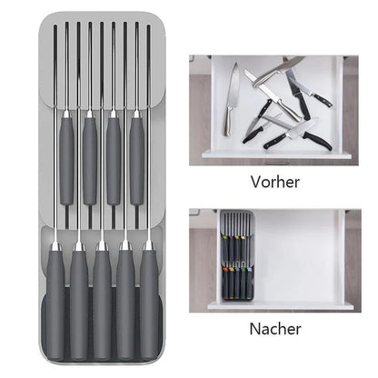 Praktische Messer Aufbewahrungseinlage für die Küche
