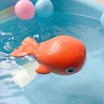 Lustige Schwimm-Schildkröte fürs Babybad