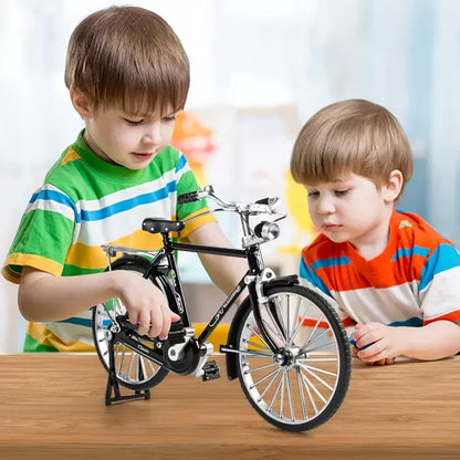 Retro-Fahrradmodell – Detailgetreue Miniatur für Sammler