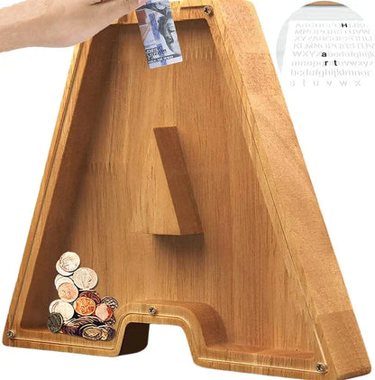 Personalisierbare Sparbox aus Holz – Stilvoll und nachhaltig