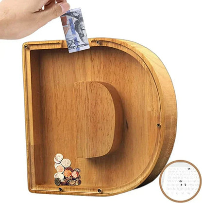 Personalisierbare Sparbox aus Holz – Stilvoll und nachhaltig
