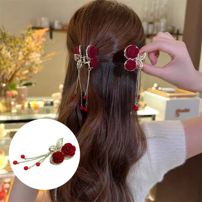 Elegante Haarspange mit Quaste