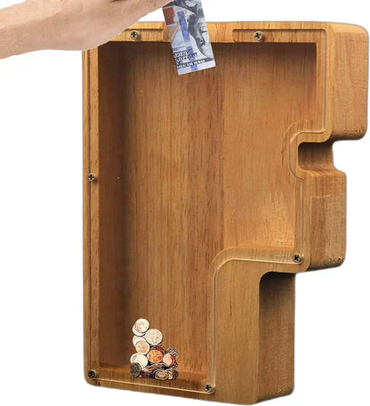 Personalisierbare Sparbox aus Holz – Stilvoll und nachhaltig