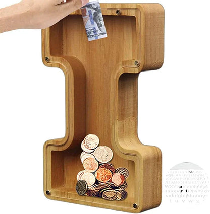 Personalisierbare Sparbox aus Holz – Stilvoll und nachhaltig