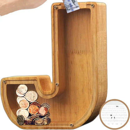 Personalisierbare Sparbox aus Holz – Stilvoll und nachhaltig