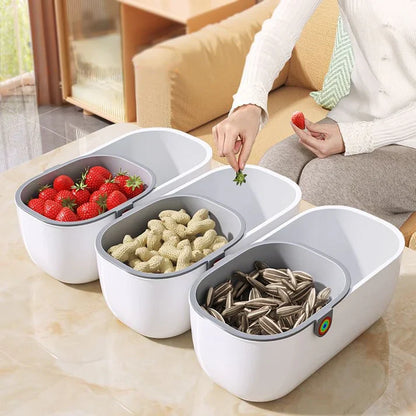 Doppelschalen Snack-Organizer – Perfekt für deinen Snack-Genuss