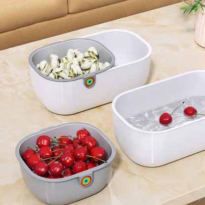 Doppelschalen Snack-Organizer – Perfekt für deinen Snack-Genuss