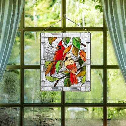 Buntglas Vogel-Anhänger für Fensterdekoration
