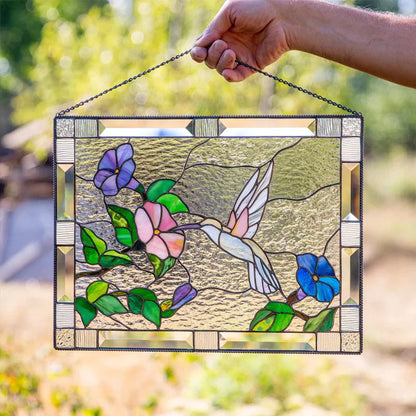 Buntglas Vogel-Anhänger für Fensterdekoration