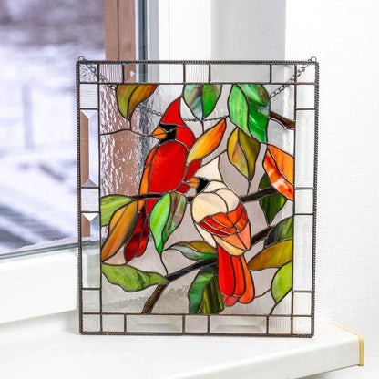 Buntglas Vogel-Anhänger für Fensterdekoration