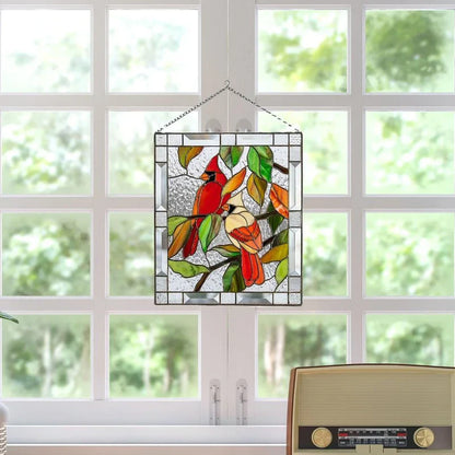 Buntglas Vogel-Anhänger für Fensterdekoration