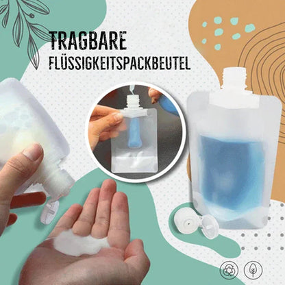 Praktische Reise-Flüssigkeitsbeutel – 10er-Set für unterwegs