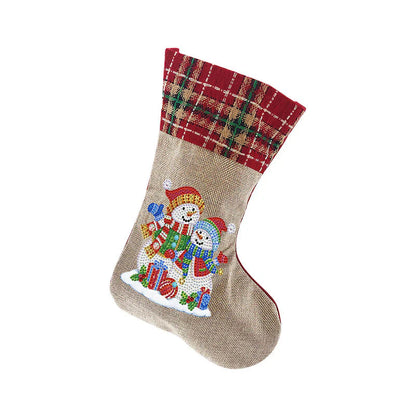 Personalisierbare Weihnachtssocke – Kreativ & Festlich