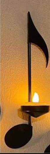 Notenzauber Kerzenhalter – Eleganz trifft Melodie