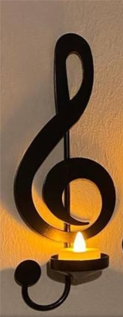 Notenzauber Kerzenhalter – Eleganz trifft Melodie
