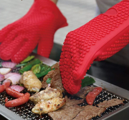 Hitzeschutz-Silikonhandschuhe – Sicheres Greifen bei hohen Temperaturen!