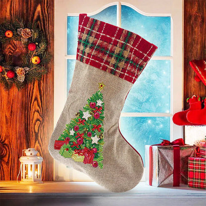 Personalisierbare Weihnachtssocke – Kreativ & Festlich