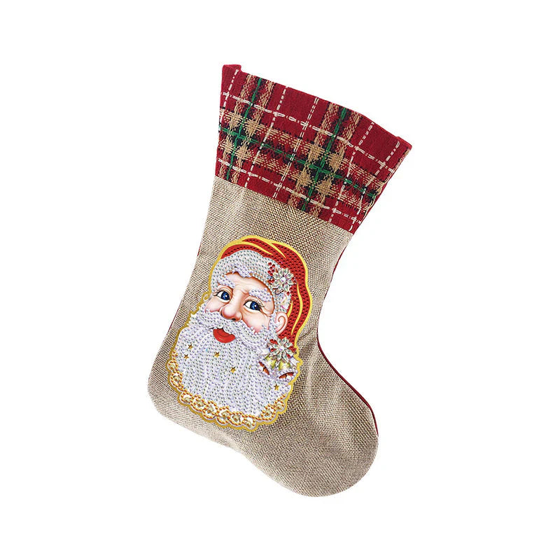 Personalisierbare Weihnachtssocke – Kreativ & Festlich
