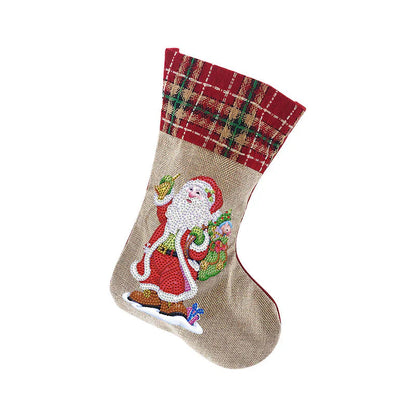 Personalisierbare Weihnachtssocke – Kreativ & Festlich