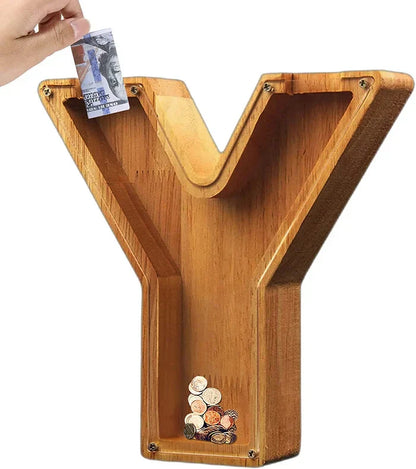 Personalisierbare Sparbox aus Holz – Stilvoll und nachhaltig
