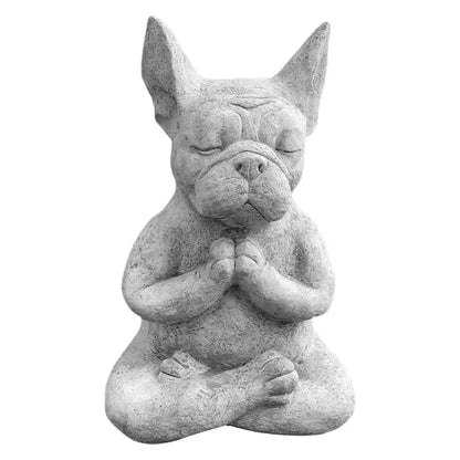 Zen-Hund Gartenfigur – Harmonie und Entspannung für dein Zuhause