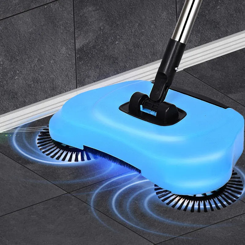 Praktischer 2-in-1 Staubsauger Besen ohne Strom