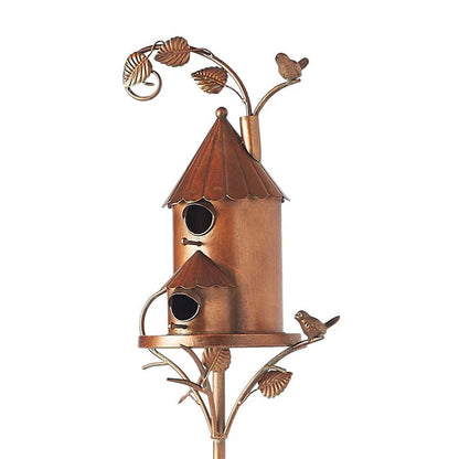 Metall-Vogelhaus für den Garten – Dekorativ & wetterfest