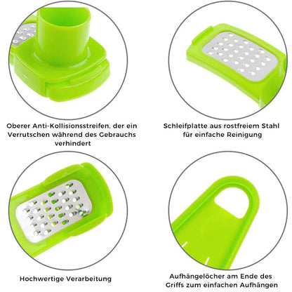 Handlicher Knoblauchschneider mit Handschutz