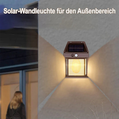 Solarbetriebene Außen-Wandleuchte Wolfram