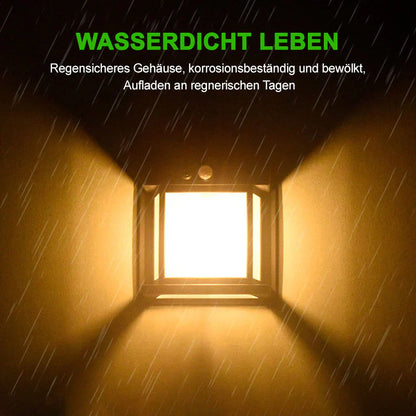 Solar-Wandleuchte mit Bewegungssensor