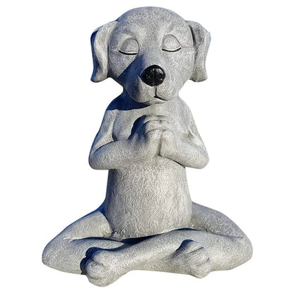 Zen-Hund Gartenfigur – Harmonie und Entspannung für dein Zuhause