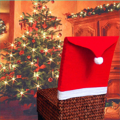 Weihnachtszauber Stuhlhussen – Festliche Deko für deine Stühle