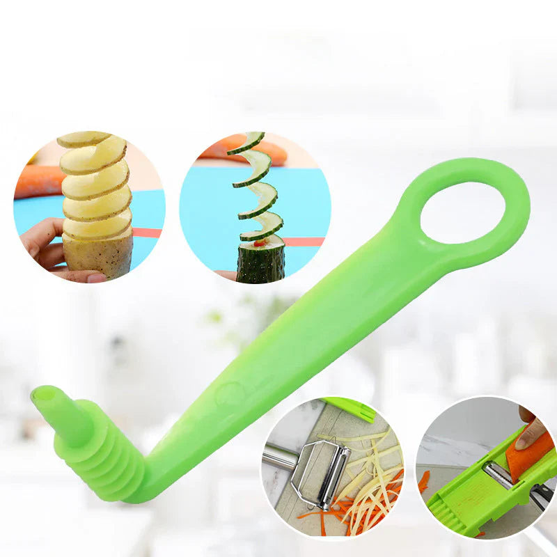 2-in-1 Profi-Schäler & Gemüseschneider