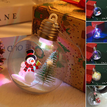 Leuchtende Weihnachtsbaumkugeln
