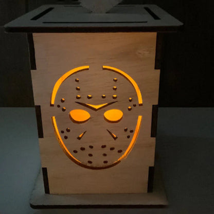 GruselJack – Holzlaterne für schaurige Halloween-Deko