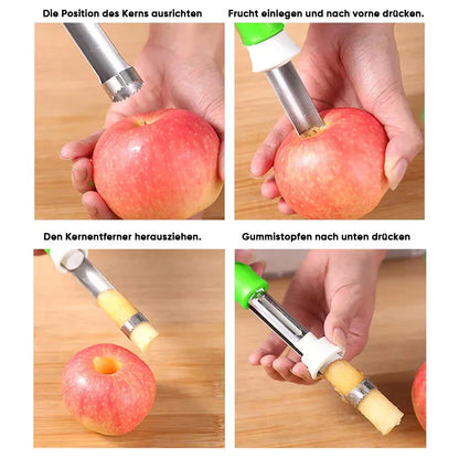 FruchtFix – Edelstahl-Birnen- und Apfelentkerner