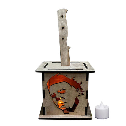 GruselJack – Holzlaterne für schaurige Halloween-Deko