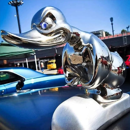 Lustige Gummiente für die Motorhaube – Quirliges Autozubehör