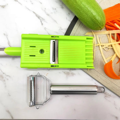 2-in-1 Profi-Schäler & Gemüseschneider