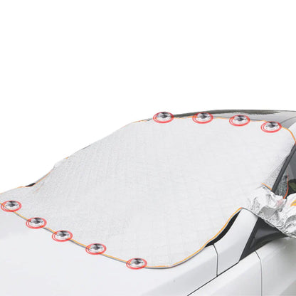 Magnetische Auto-Windschutzscheibenabdeckung für den Winter