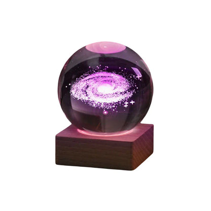 SternenGlanz – 3D Kristallkugel mit LED-Licht