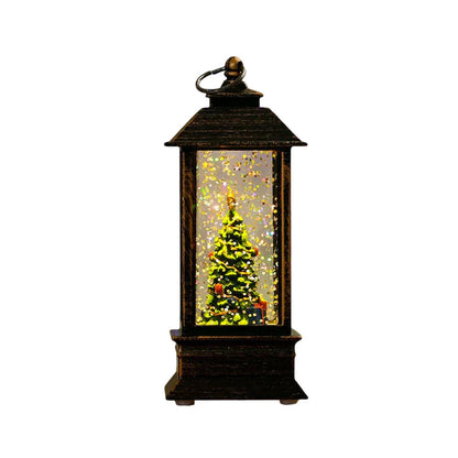 Weihnachtliche LED-Wasserlaterne – Magische Festtagsstimmung!