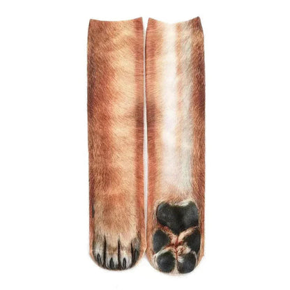 3D Tierpfoten-Socken